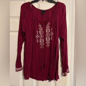 New Directions top/tunic. Size XL. NWOT. VERY CUTE